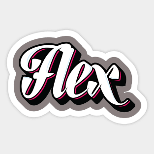 Flex Graffiti Sticker